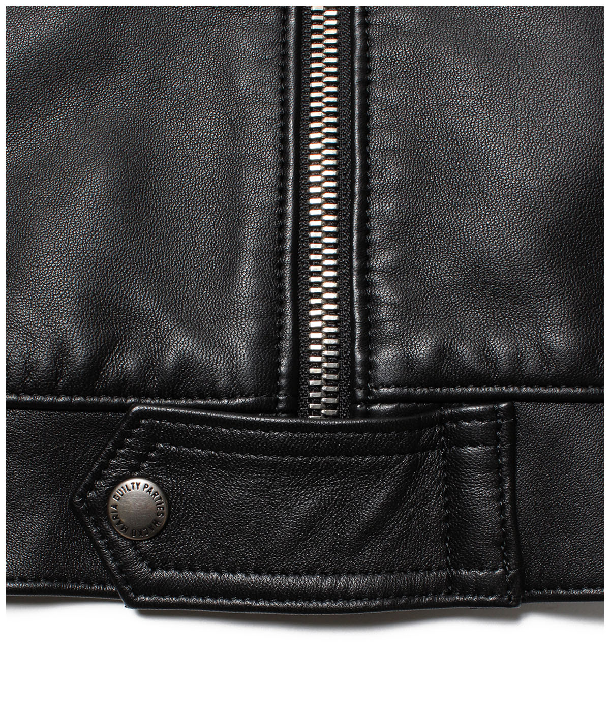WOLF'S HEAD / LETAHER SINGLE COWBOY RAIDERS JACKET【BLACK】｜WACKO