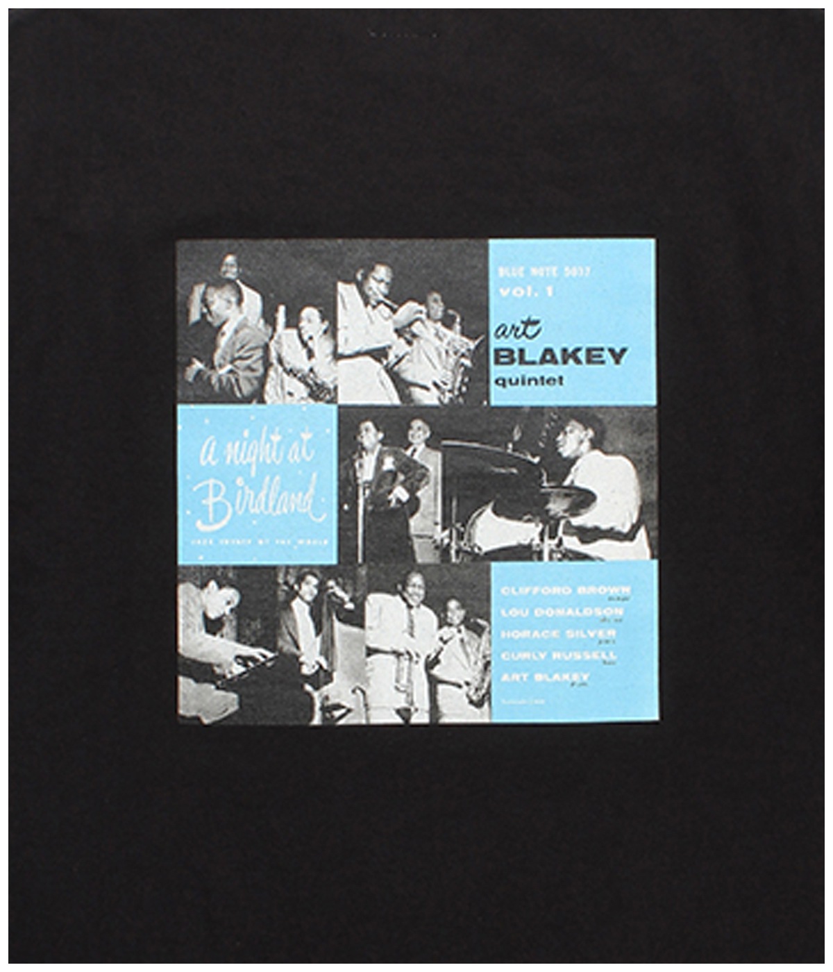 BLUE NOTE / CREW NECK T-SHIRT (TYPE-1)【BLACK】｜WACKO MARIA