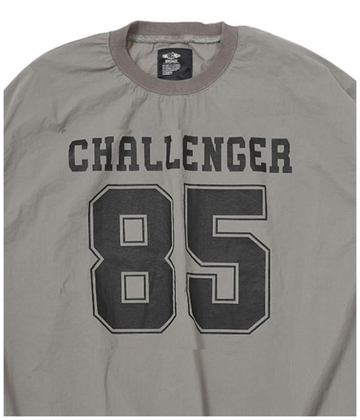 L/S NUMBERS WIND CREW【GRAY】｜CHALLENGER｜MELTING POT（正規取扱店