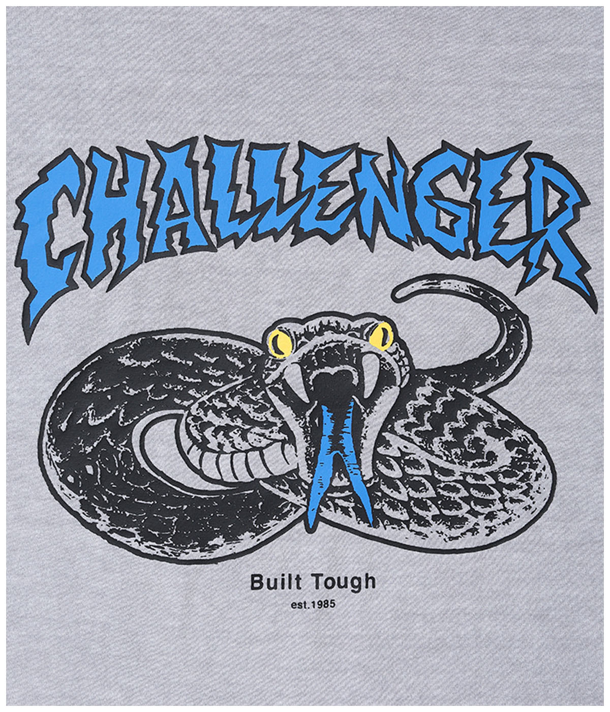 L/S PIGMENT SNAKE TEE【GRAY】