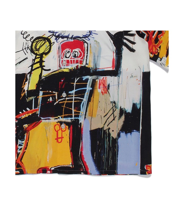 JEAN-MICHEL BASQUIAT / S/S HAWAIIAN SHIRT (TYPE-1)【ONE】｜WACKO
