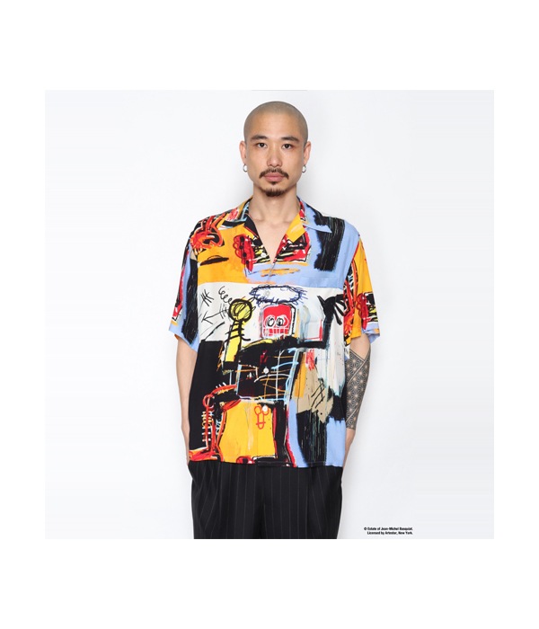 JEAN-MICHEL BASQUIAT / S/S HAWAIIAN SHIRT (TYPE-1)【ONE】