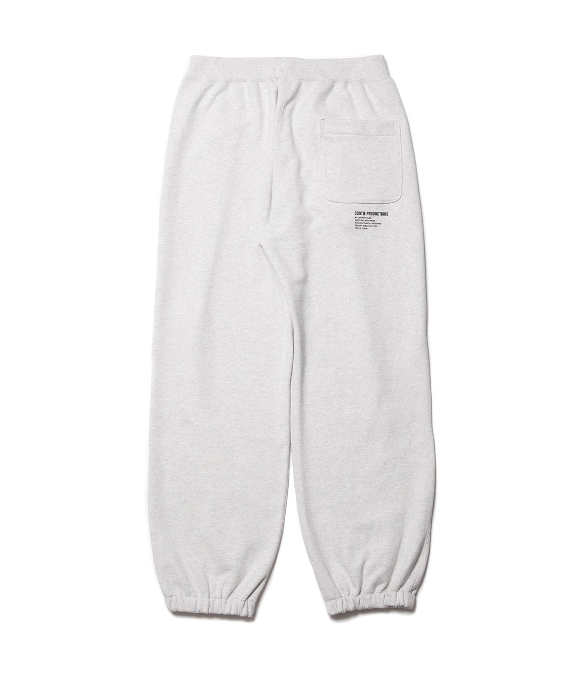 Open End Yarn Raza 1 Tuck Sweat Pants【OATMEAL】｜COOTIE