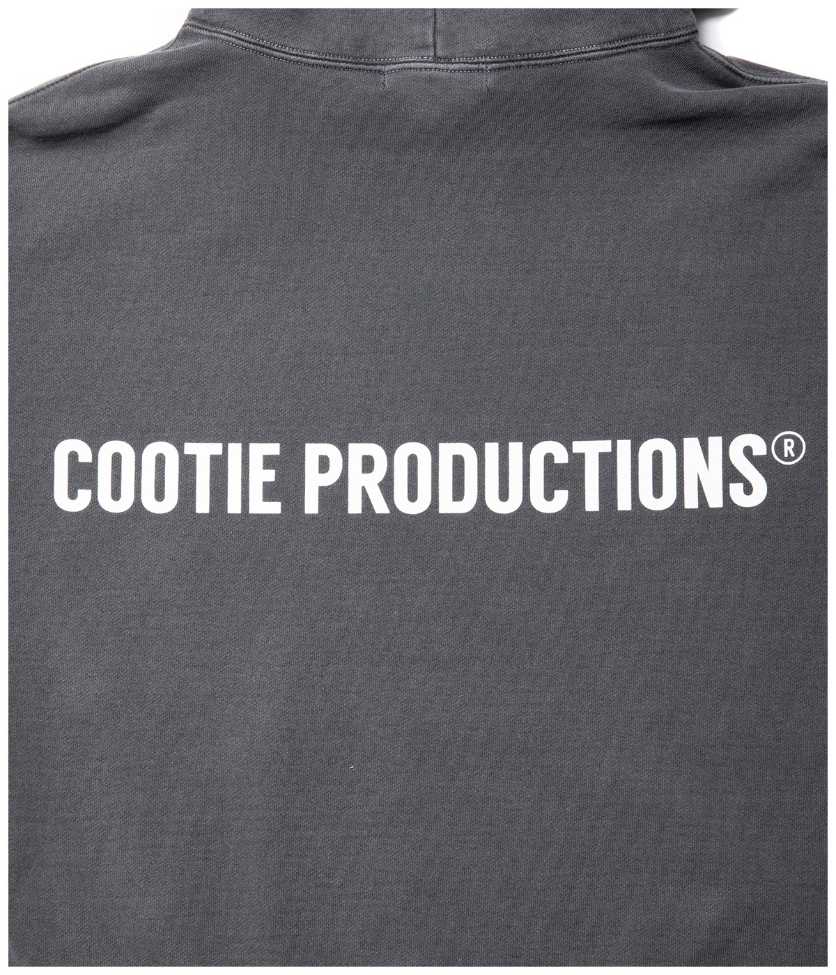 Pigment Dyed Open End Yarn Sweat Hoodie【BLACK】｜COOTIE