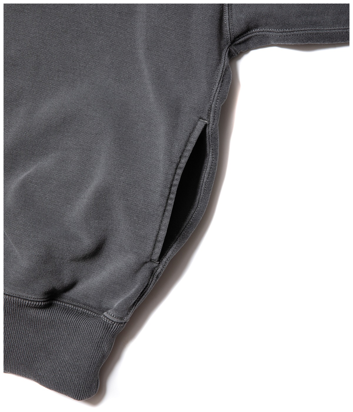 Pigment Dyed Open End Yarn Sweat Hoodie【BLACK】｜COOTIE