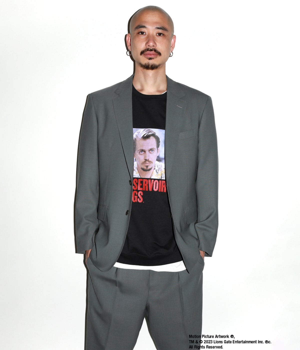 RESERVOIR DOGS / SWEAT SHIRT (TYPE-5)【BLACK】-Steve Buscemi / Mr
