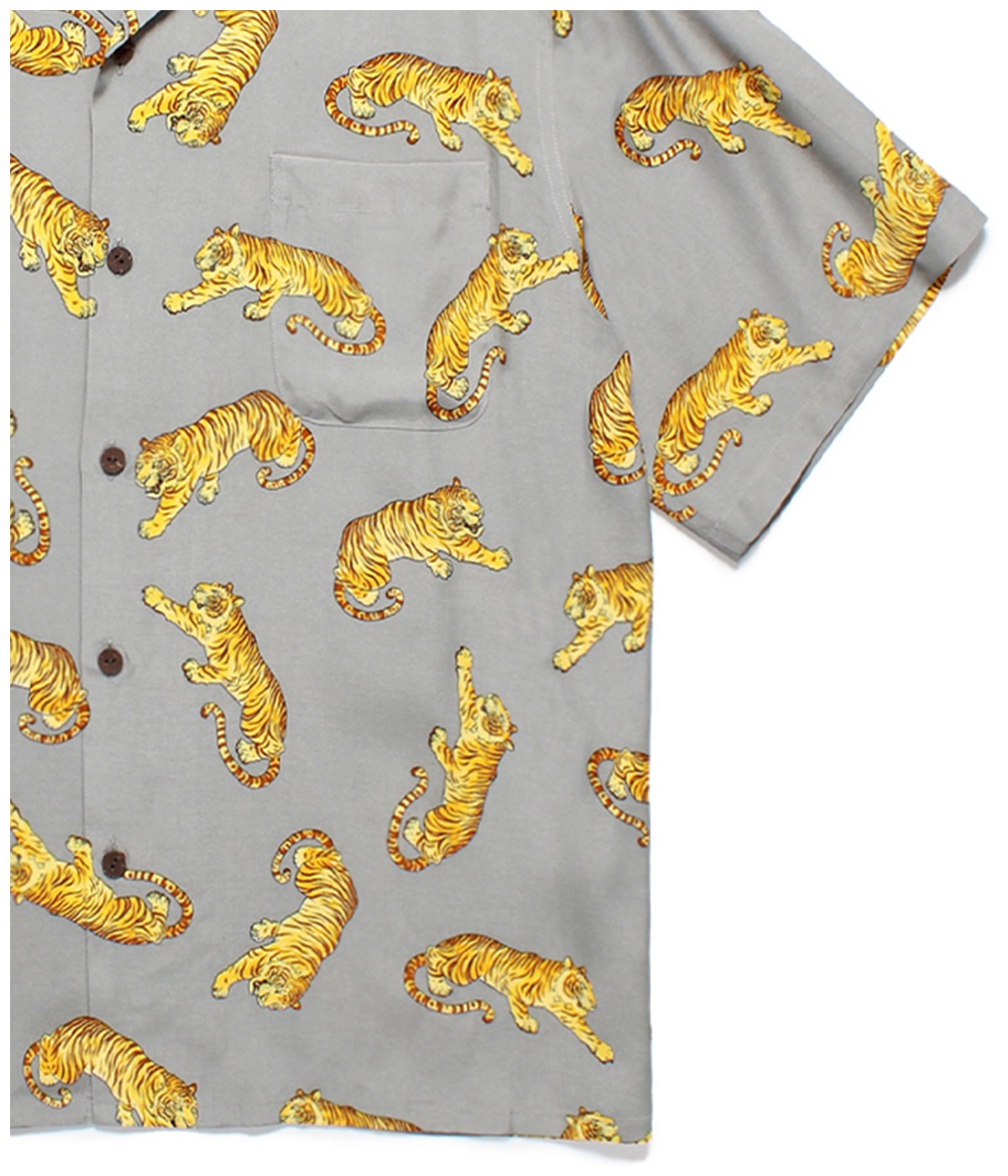 TIM LEHI / HAWAIIAN SHIRT (TYPE-8)【GRAY】