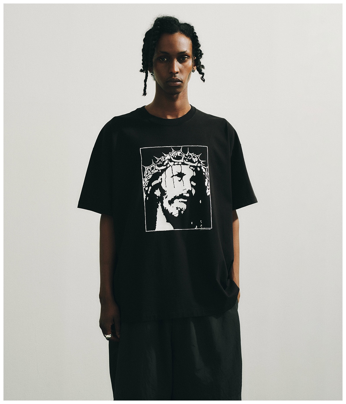 Print S/S Tee - JESUS【BLACK】｜COOTIE PRODUCTIONS®︎｜MELTING POT