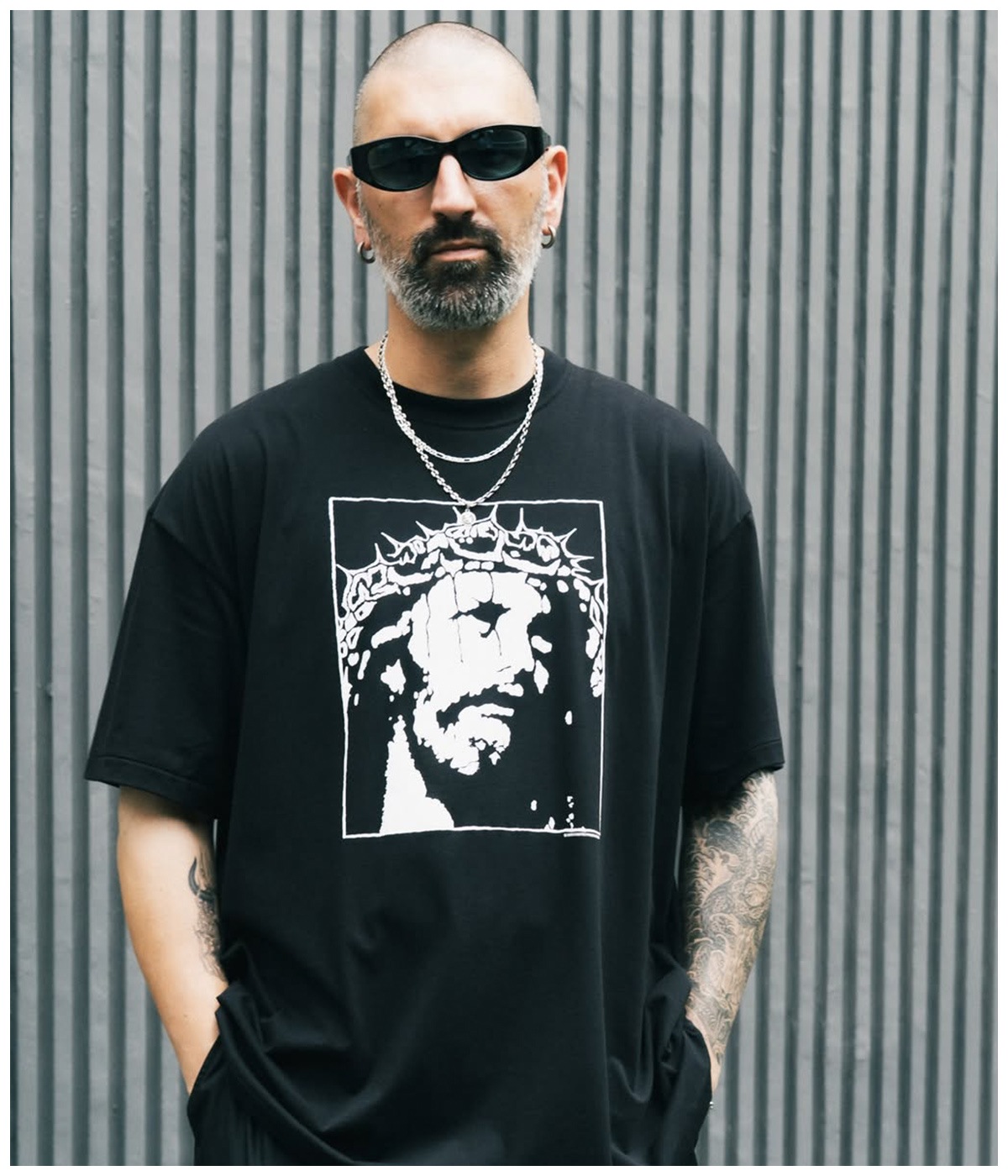 Print S/S Tee - JESUS【BLACK】｜COOTIE PRODUCTIONS®︎｜MELTING POT