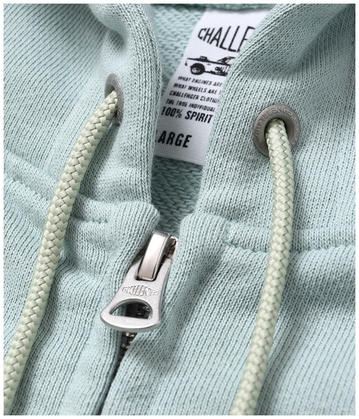 HEY DUCK ZIP HOODIE【MINT】｜CHALLENGER｜MELTING POT（正規取扱店
