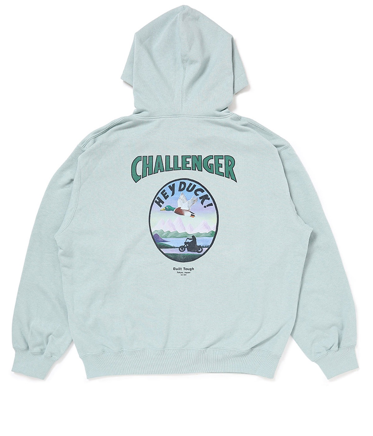 HEY DUCK ZIP HOODIE【MINT】｜CHALLENGER｜MELTING POT（正規取扱店