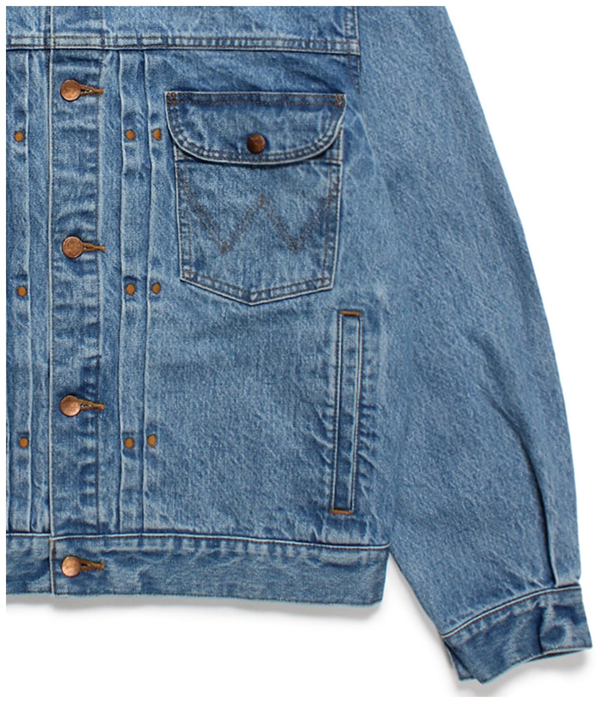 WRANGLER / WASHED DENIM TRUCKER JACKET【INDIGO】｜WACKO