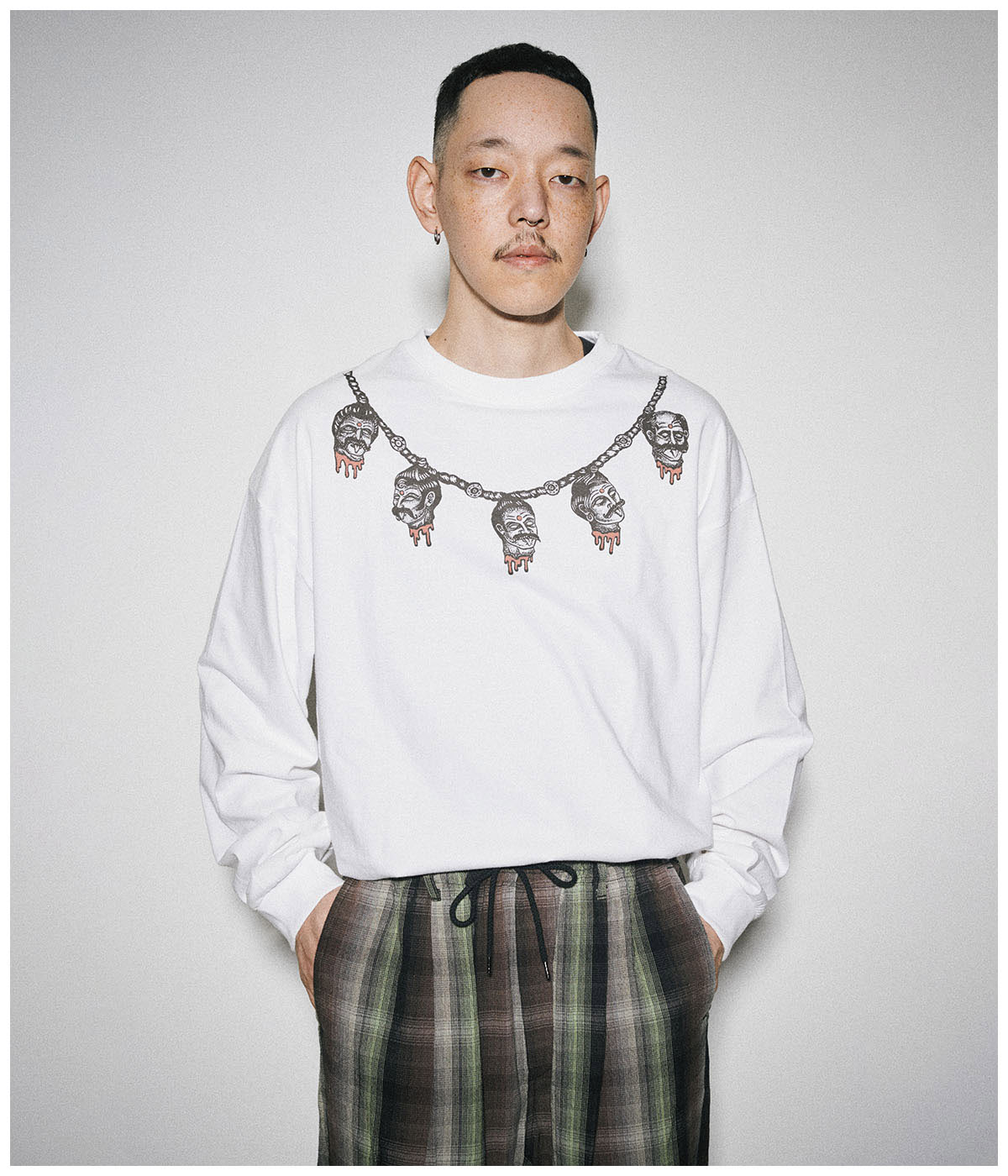 KALI MA L/S T SHIRT【WHITE】