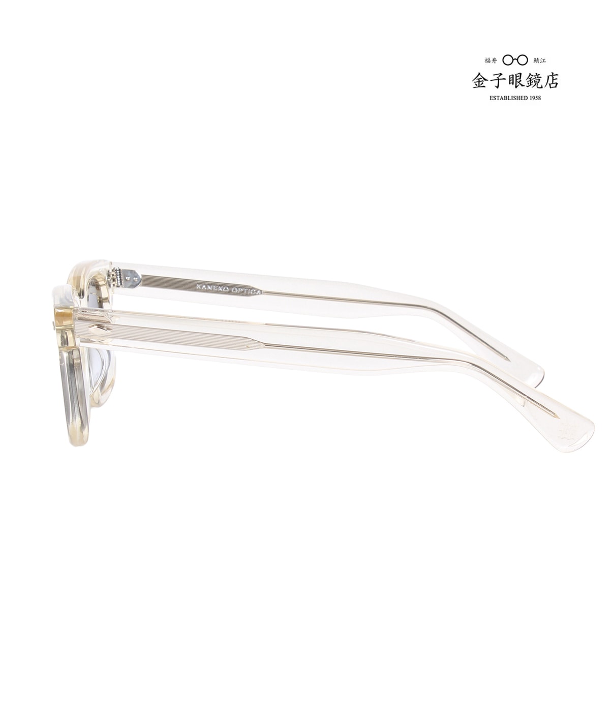 金子眼鏡 / GLASSES (TYPE-1)【CHAMPAGNE】