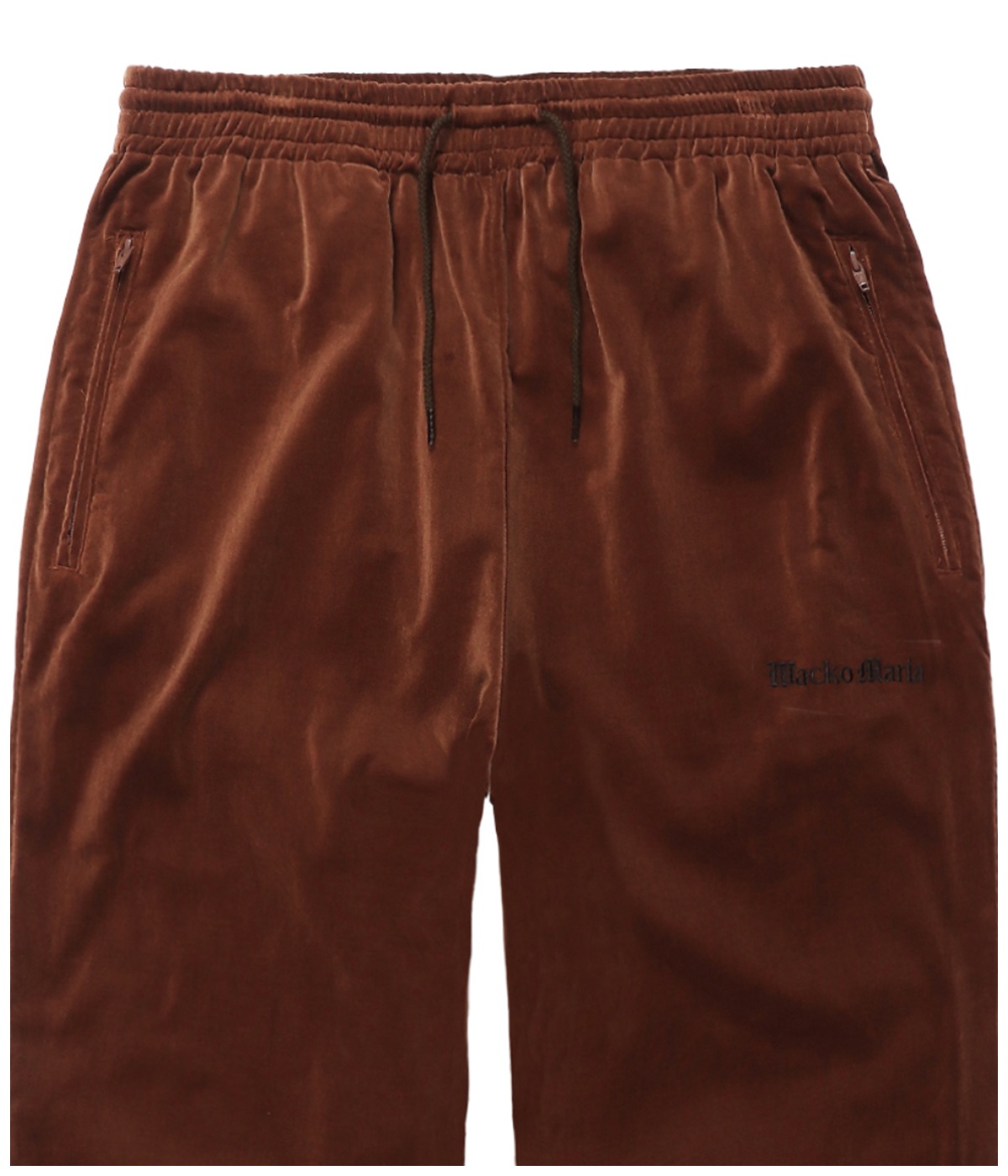 VELVETEEN TRACK PANTS【BROWN】｜WACKO MARIA｜MELTING POT（正規取扱