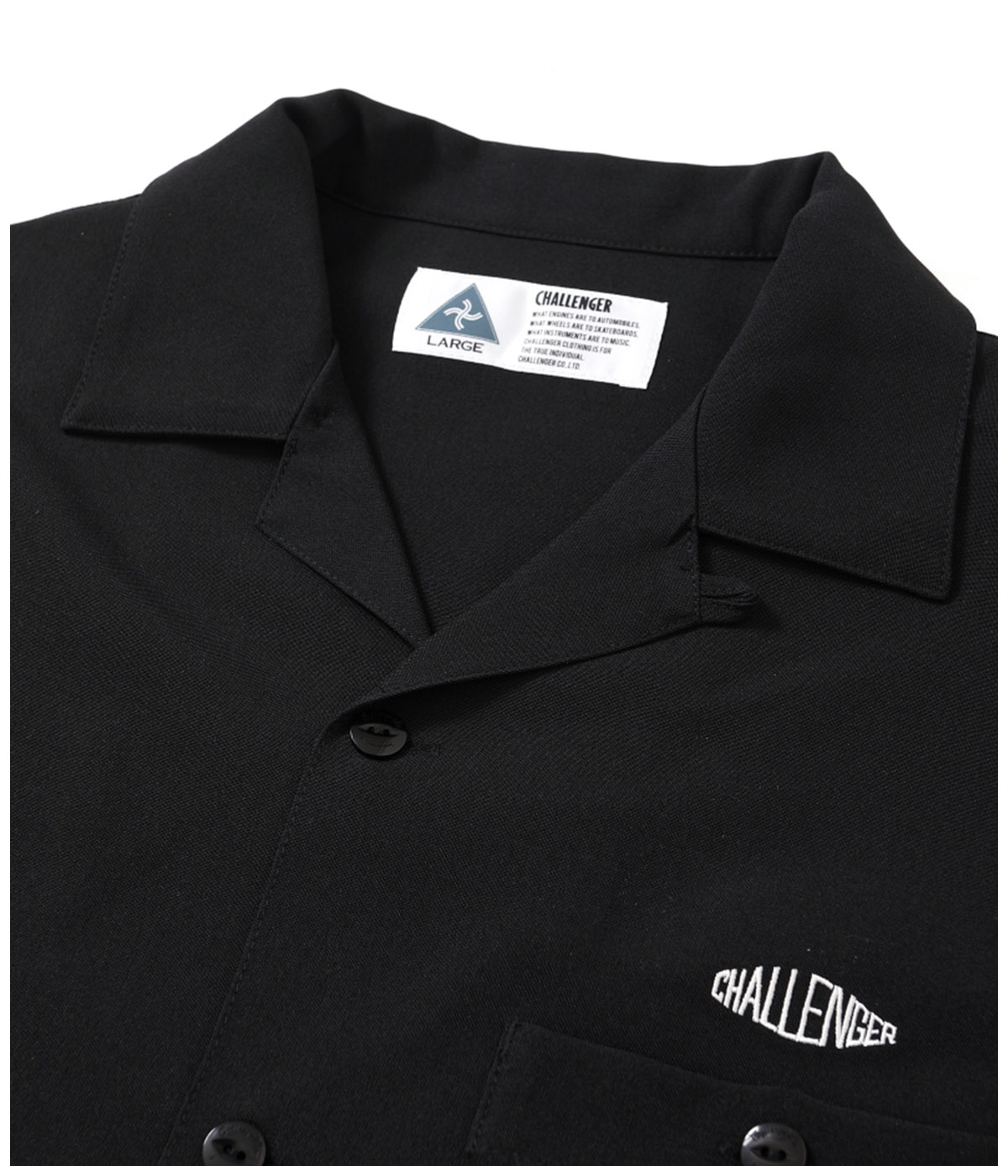 M BK CHALLENGER S/S PANAMA SHIRT パナマシャツ М BK CHALLENGERS/S PANAMA SHIRT パナマシャツ