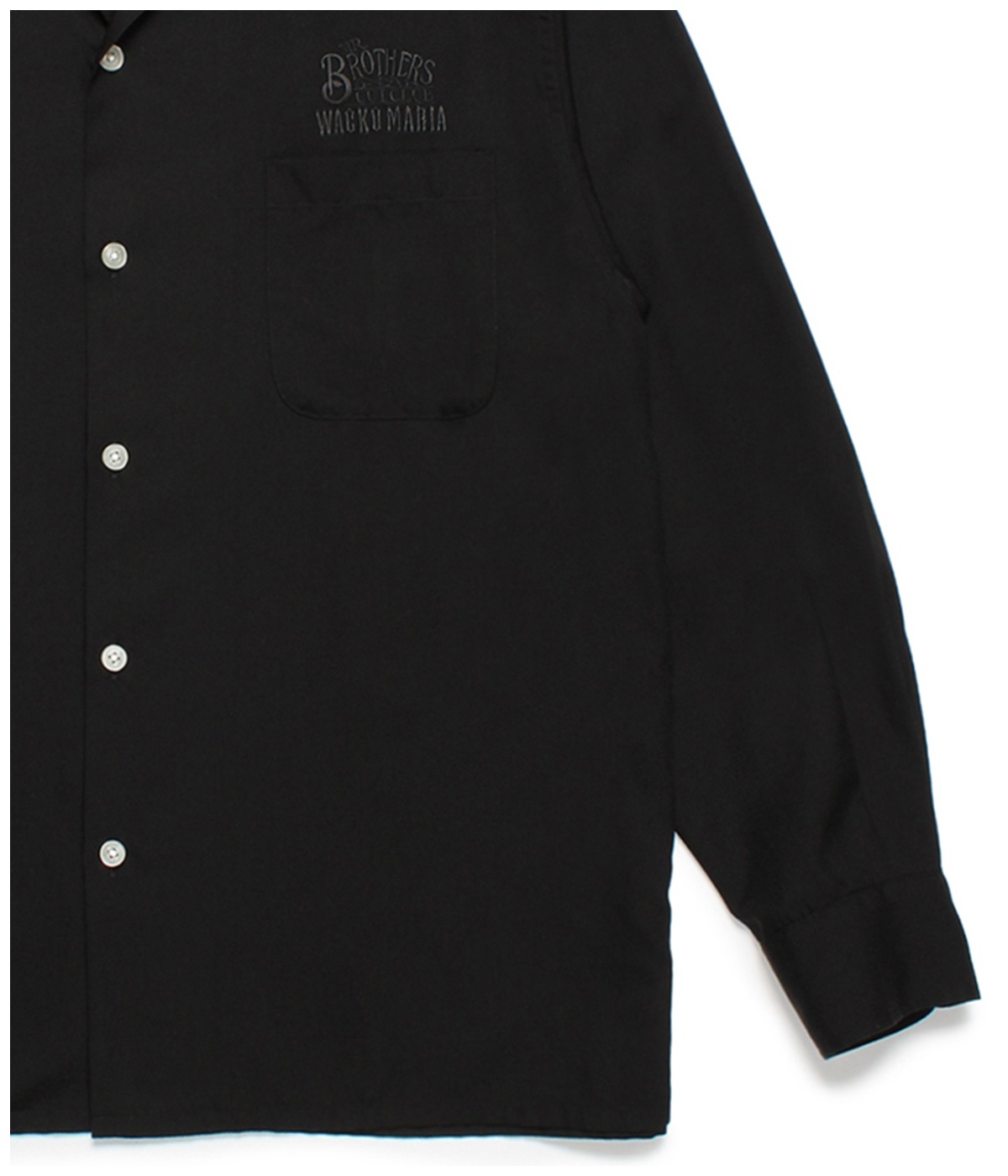 MR.BROTHERS CUT CLUB / 50'S SHIRT【BLACK】