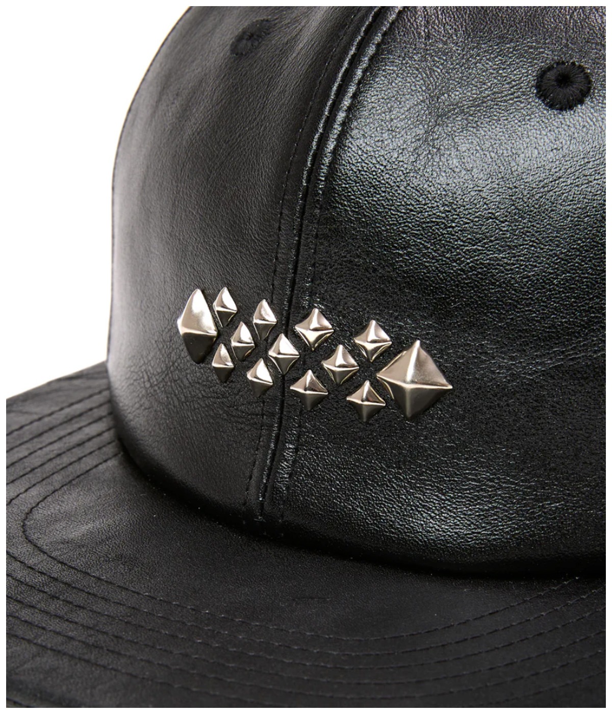 き*実様 ※ラストCALEE STUDS LEATHER SOLID CAP キ CALEE STUDS LEATHER SOLID CAP CL-25AW030LE 公式通販