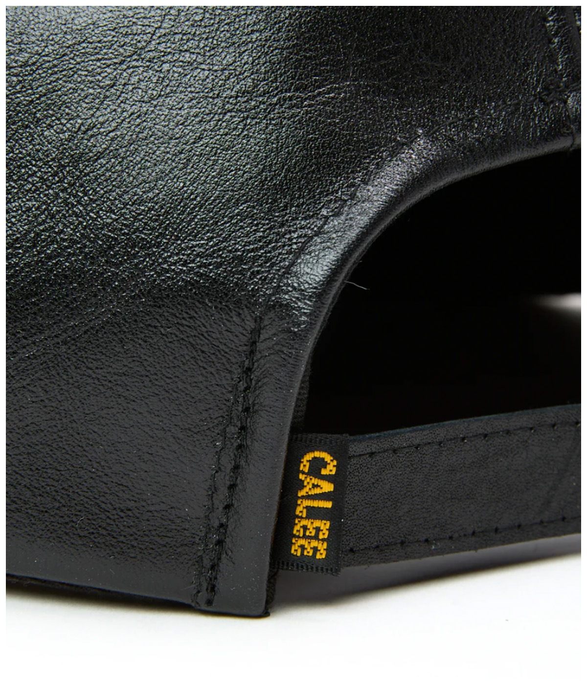 STUDS LEATHER SOLID CAP【BLACK】｜CALEE｜MELTING POT（正規取扱店