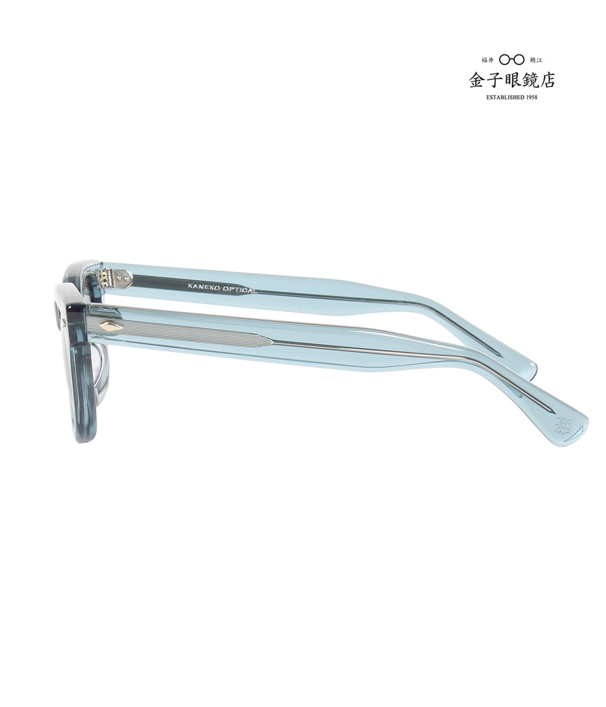 金子眼鏡 / GLASSES (TYPE-1)【BLUE】