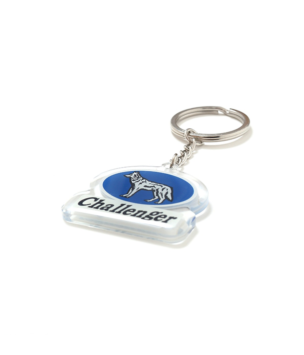 w*3様 CHALLENGER　キーリング　缶バッジ WOLF KEY RING【CLEAR】｜CHALLENGER｜MELTING POT（正規取扱店・通販）