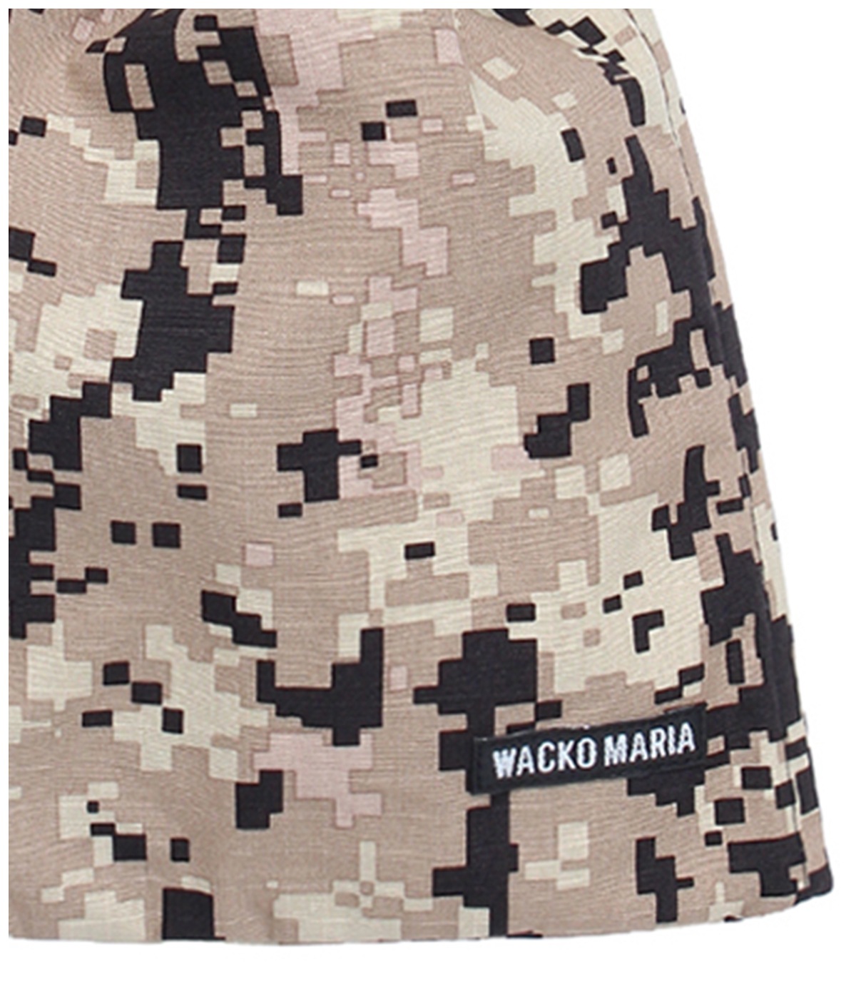 DIGITAL CAMO DRAWSTRING BAG【BEIGE】