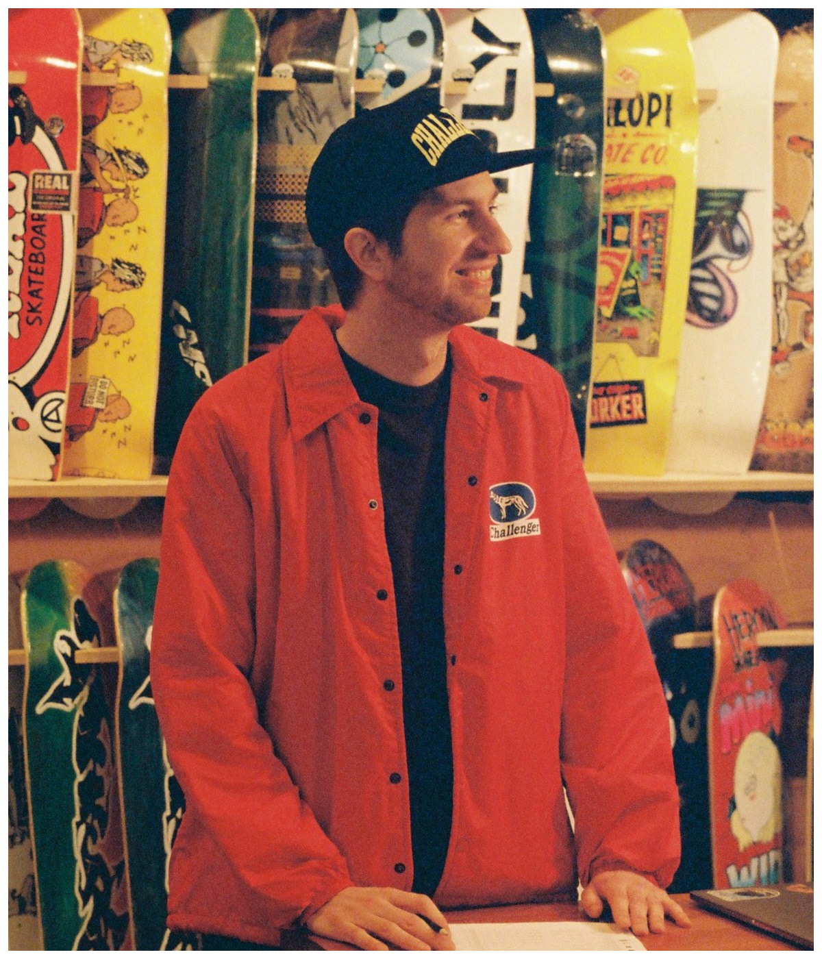 COLLEGE CAP【BLACK】｜CHALLENGER｜MELTING POT（正規取扱店・通販）