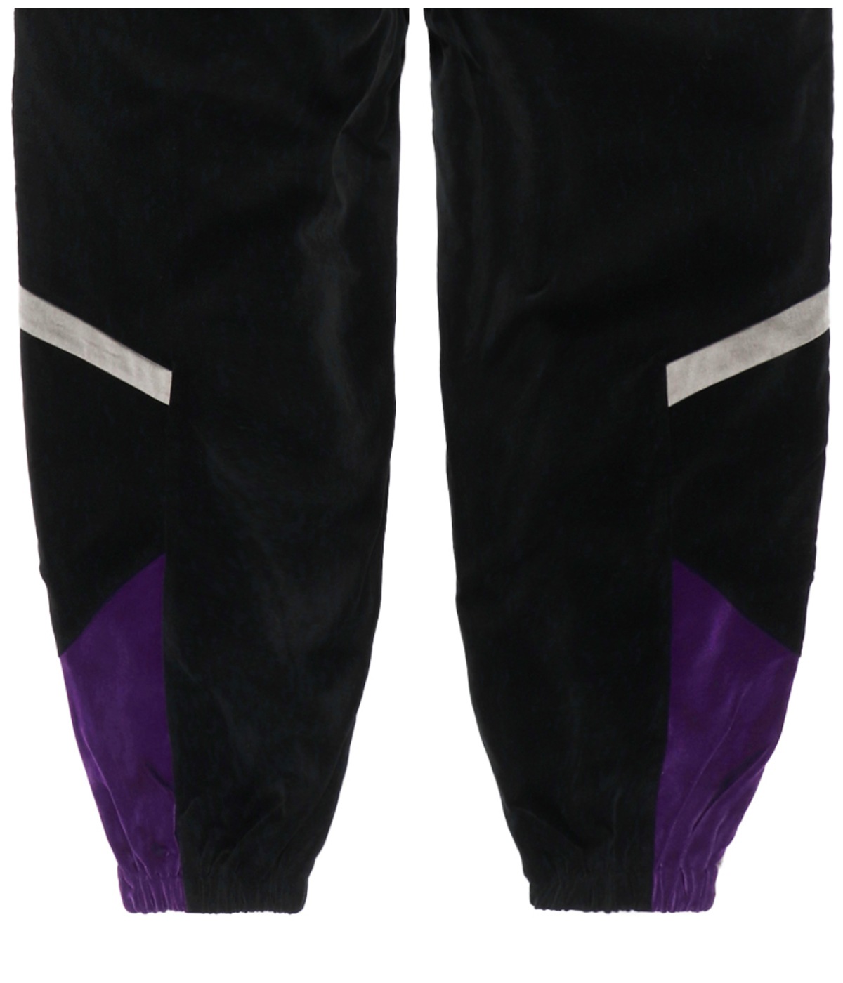 VELVETEEN TRACK PANTS【BLACK-PURPLE】｜WACKO MARIA｜MELTING POT