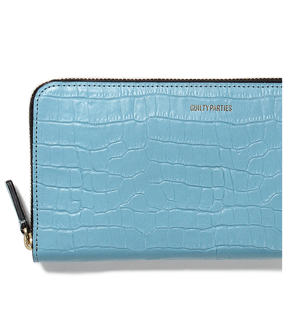 SPEAK EASY / ROUND ZIP LONG WALLET【LIGHT BLUE】｜WACKO MARIA