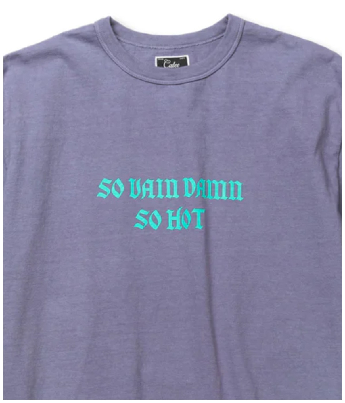 BINDER NECK WING LOGO VINTAGE TEE -NATURALLY PAINT DESIGN-【Lt.PURPLE】