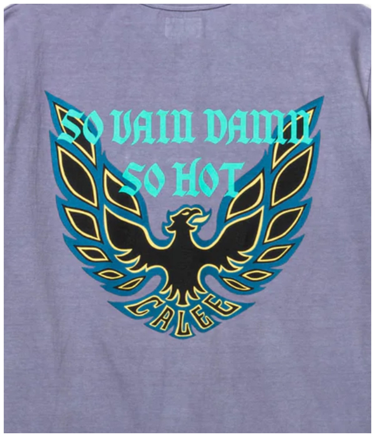 BINDER NECK WING LOGO VINTAGE TEE -NATURALLY PAINT DESIGN-【Lt.PURPLE】