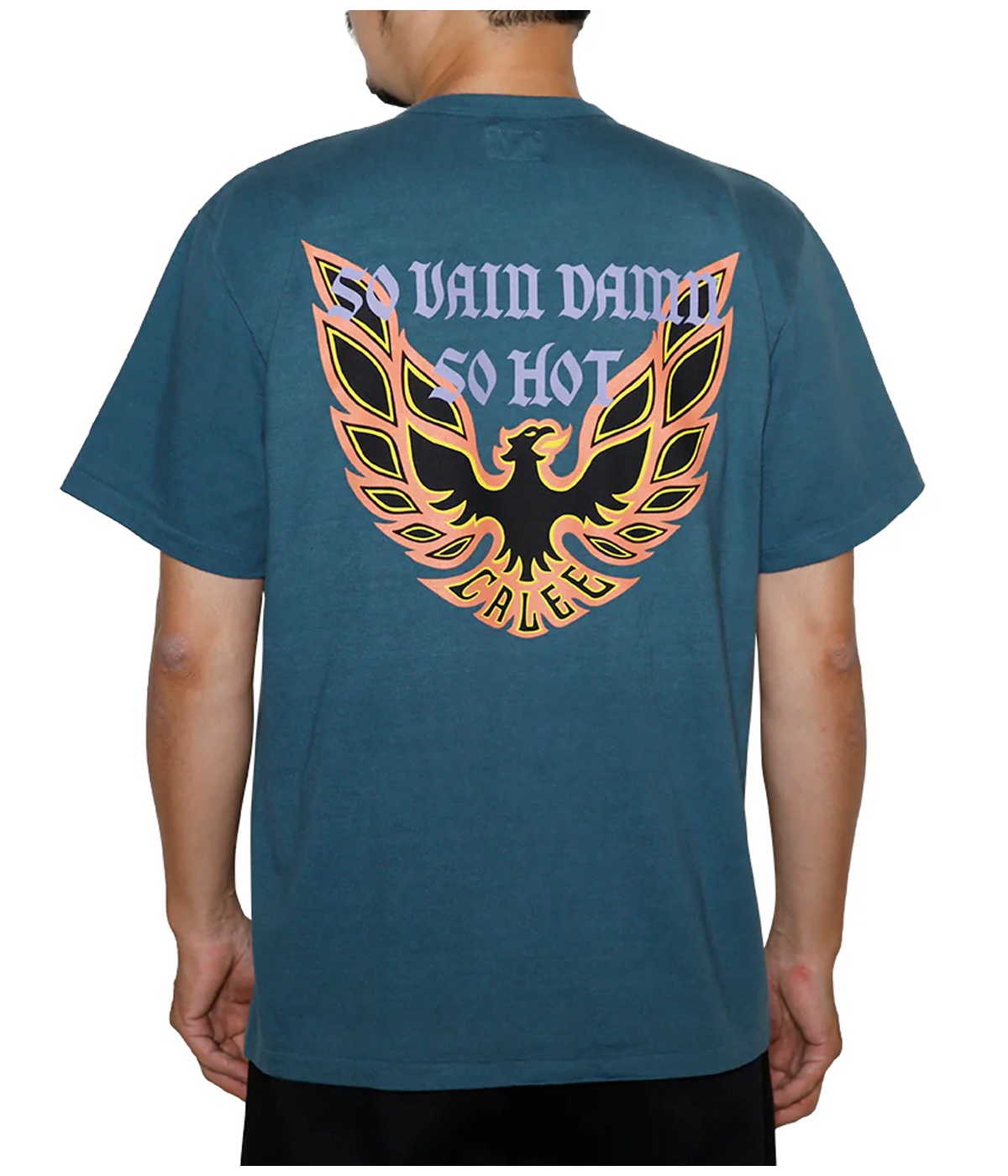 BINDER NECK WING LOGO VINTAGE TEE -NATURALLY PAINT DESIGN-【Lt.PURPLE】