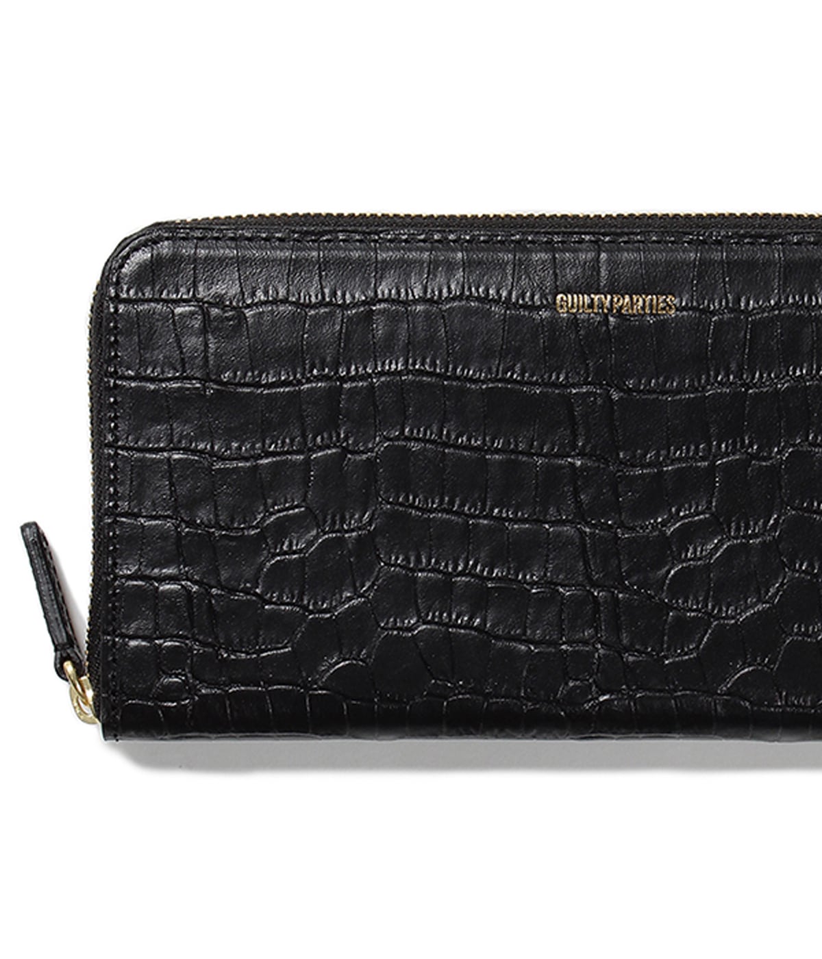SPEAK EASY / ROUND ZIP LONG WALLET【BLACK】｜WACKO MARIA｜MELTING