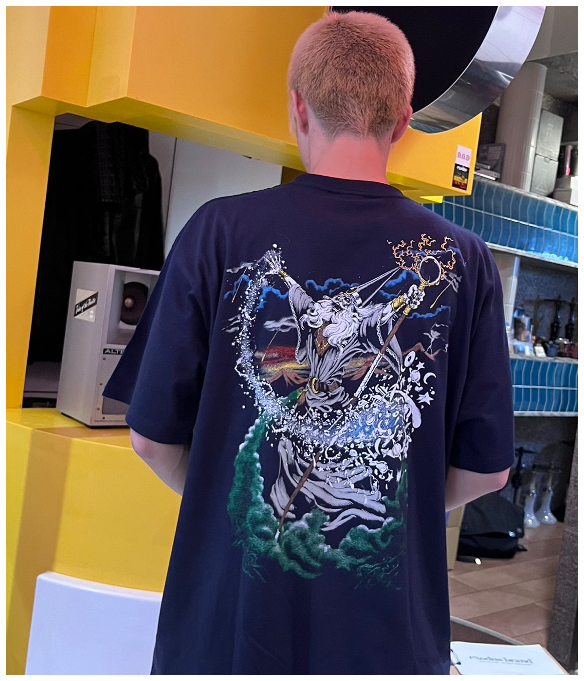 WIZARD T SHIRT【NAVY】