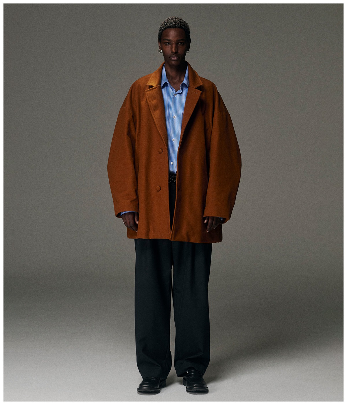 Cotton Canvas Padded Short Coat【SINNAMON】