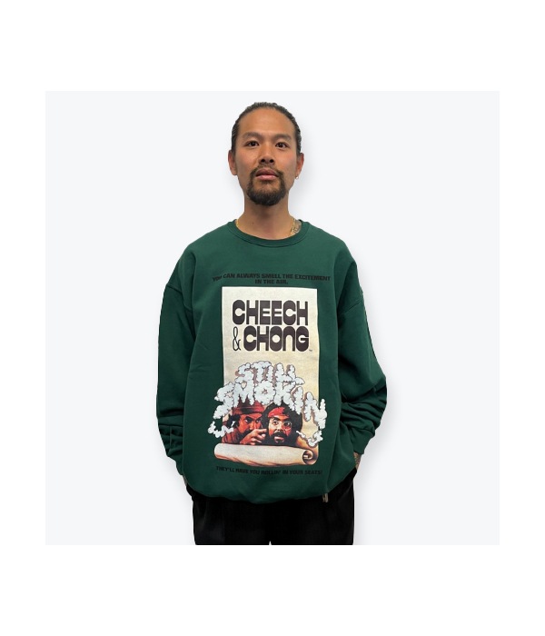 STILL SMOKIN / C/N SWEAT SHIRT (TYPE-1)【2 Colors Available】