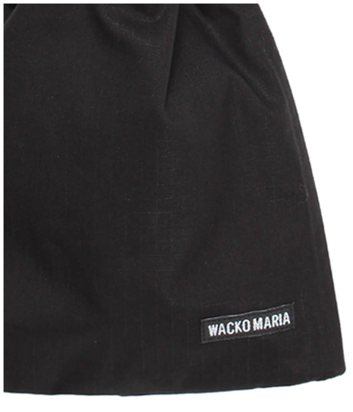 バッグ WACKO MARIA DRAWSTRING BAG BLACK 26SS DRAWSTRING BAG【BLACK】｜WACKO MARIA｜MELTING POT（正規取扱店・通販）