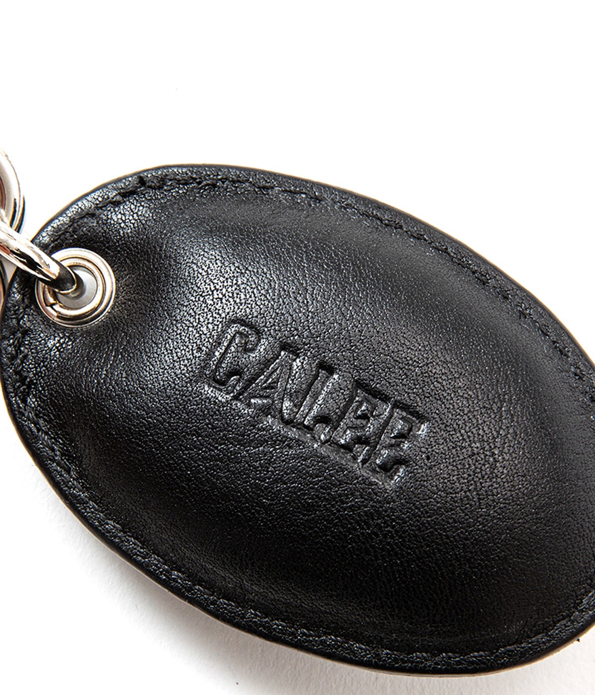 STUDS & EMBOSSING ASSORT LEATHER KEY RING【TYPE-B】｜CALEE