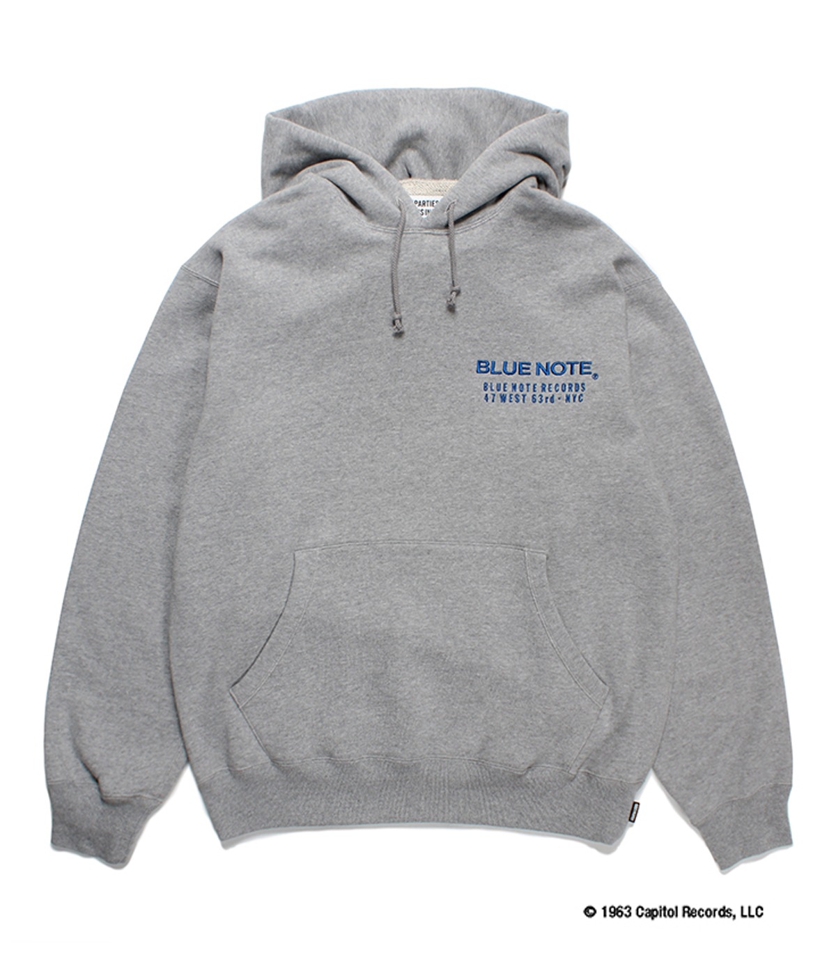 BLUE NOTE / MIDDLE WEIGHT PULLOVER HOODED SWEAT SHIRT (TYPE-1