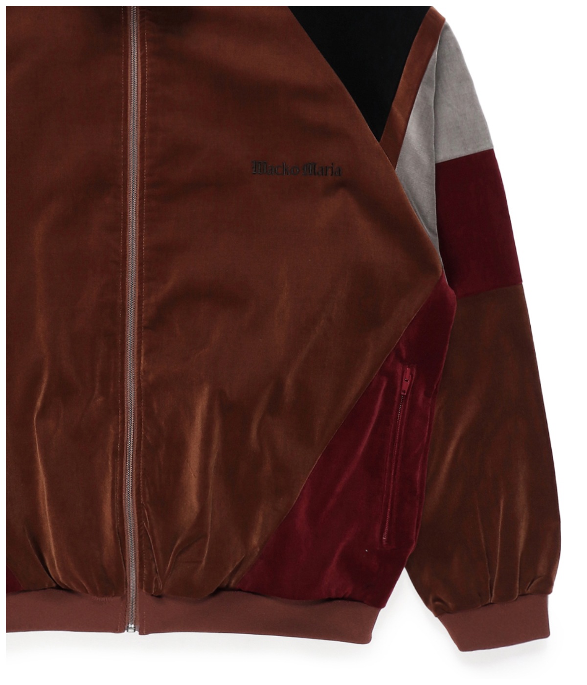 VELVETEEN TRACK JACKET【BROWN】｜WACKO MARIA｜MELTING POT（正規