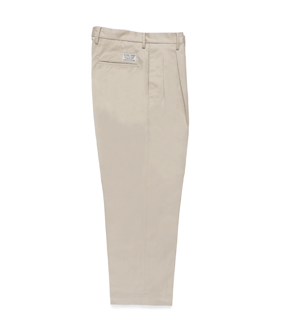 定価販売 WACKO MARIA DOUBLE PLEATED CHINO DOUBLE PLEATED CHINO TROUSERS【LIGHT BEIGE】｜WACKO MARIA｜MELTING
