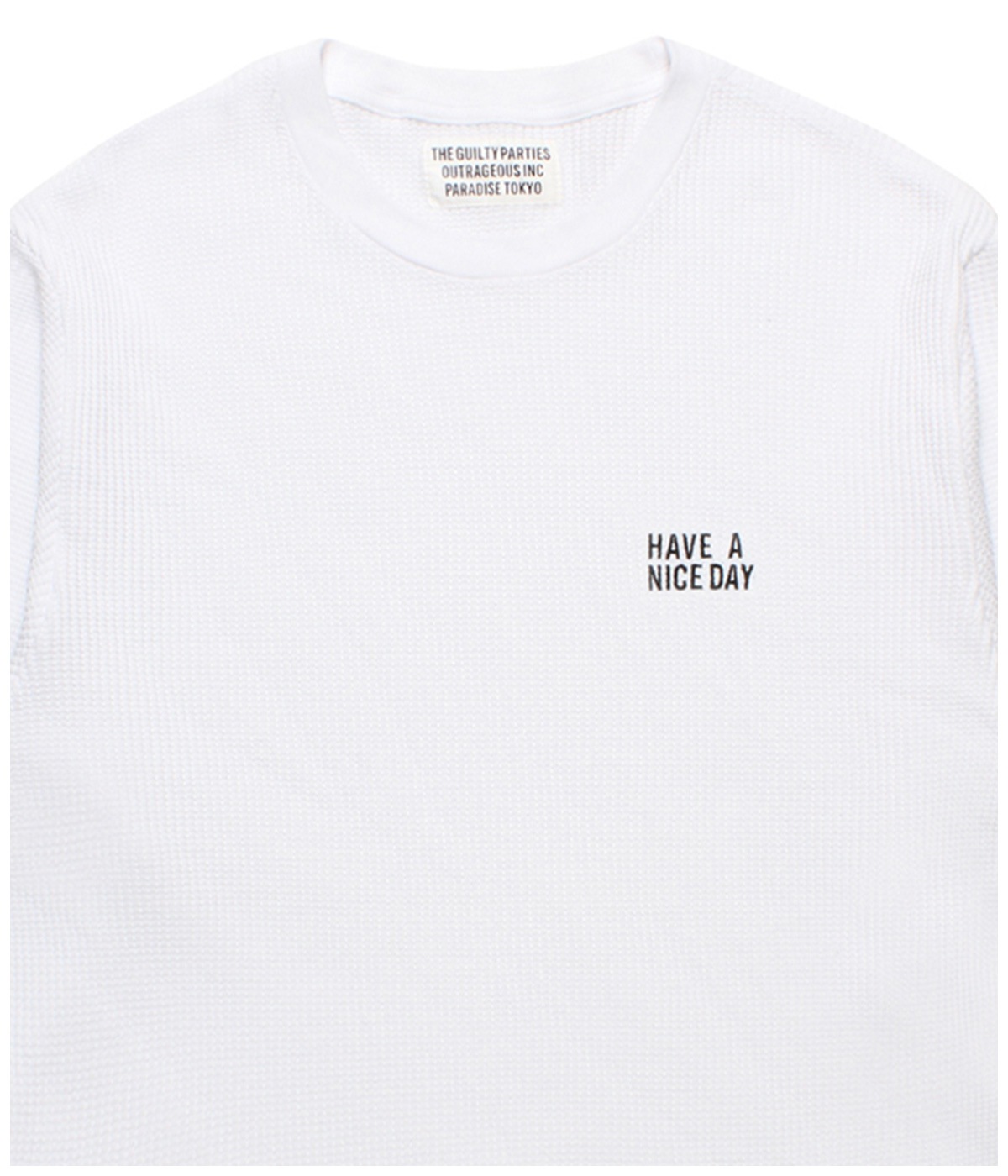 THERMAL SHIRT【WHITE】