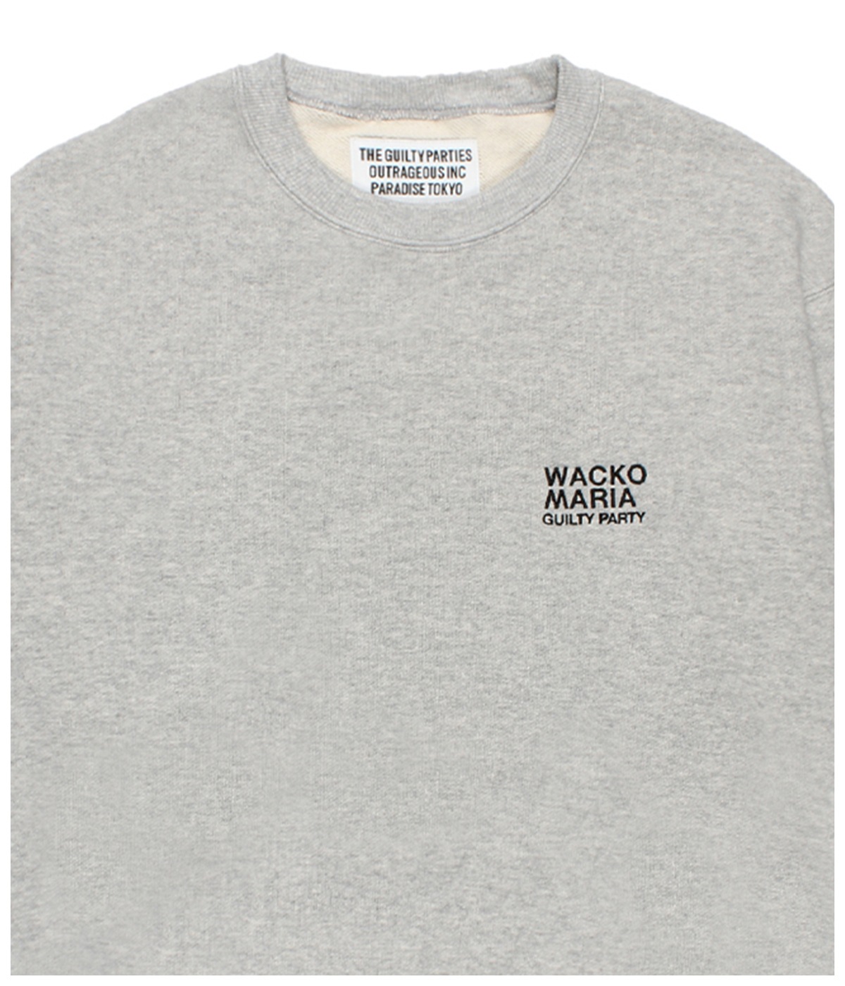 MIDDLE WEIGHT SWEAT SHIRT【GRAY】