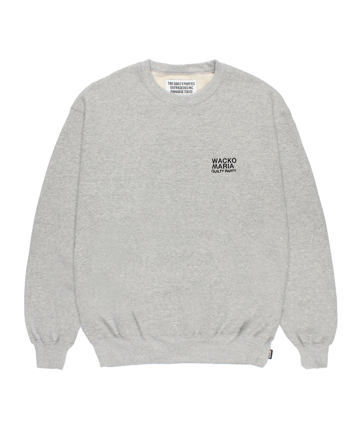 MIDDLE WEIGHT SWEAT SHIRT【GRAY】