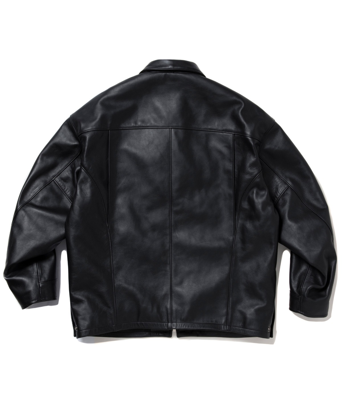 Leather Policeman Jacket【BLACK】