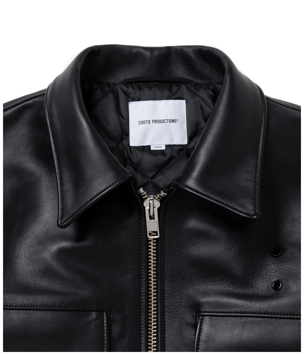 Leather Policeman Jacket【BLACK】