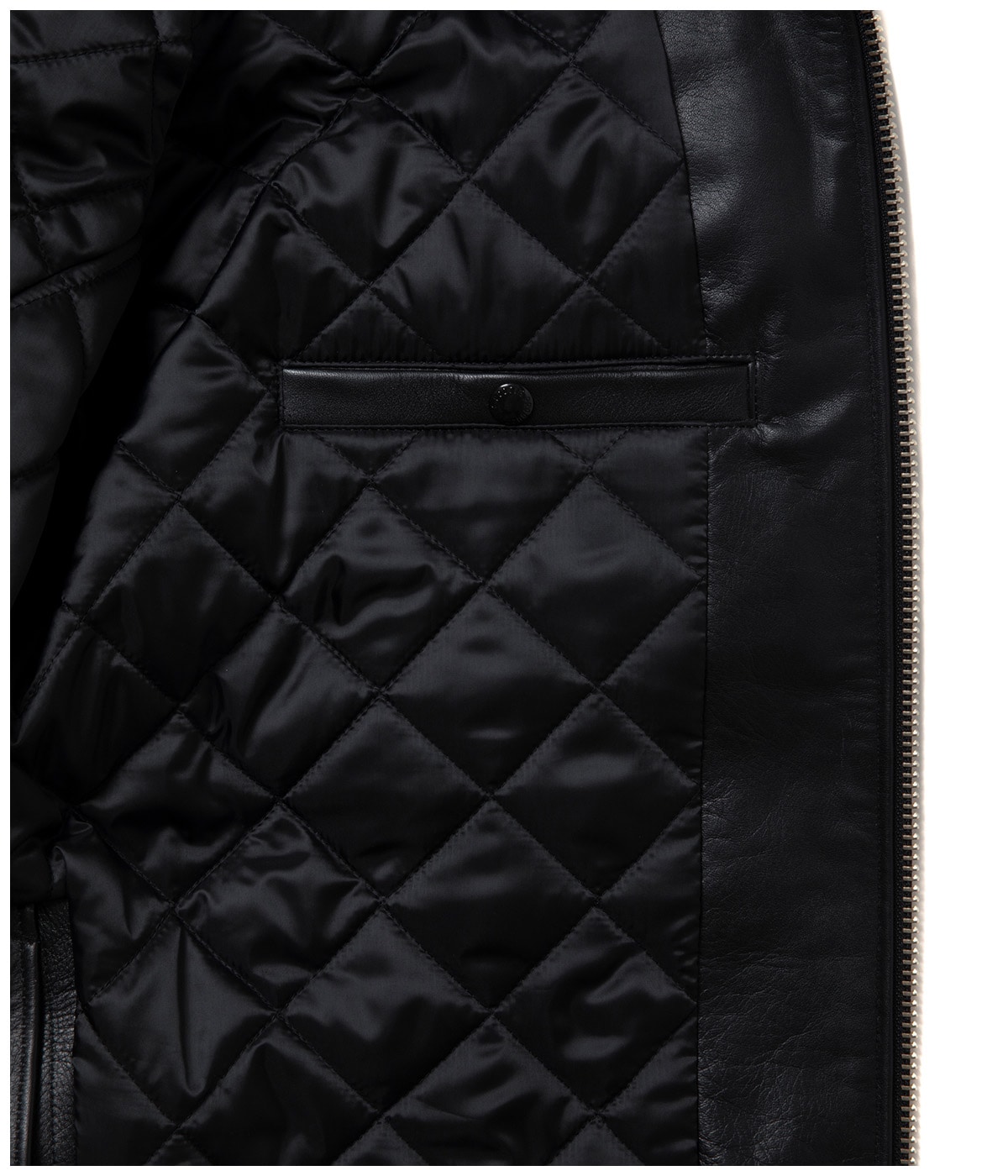 Leather Policeman Jacket【BLACK】