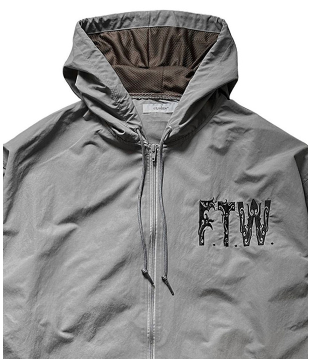 BORNEO F.T.W. NYLON WINDBREAKER【GRAY】