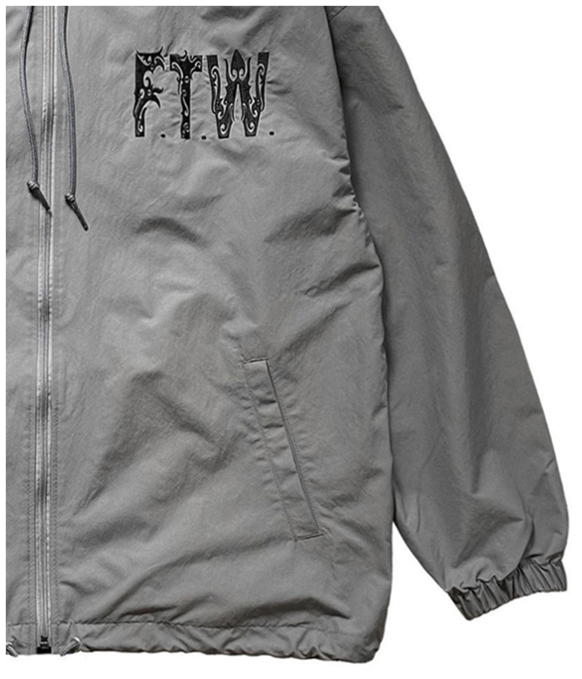 BORNEO F.T.W. NYLON WINDBREAKER【GRAY】
