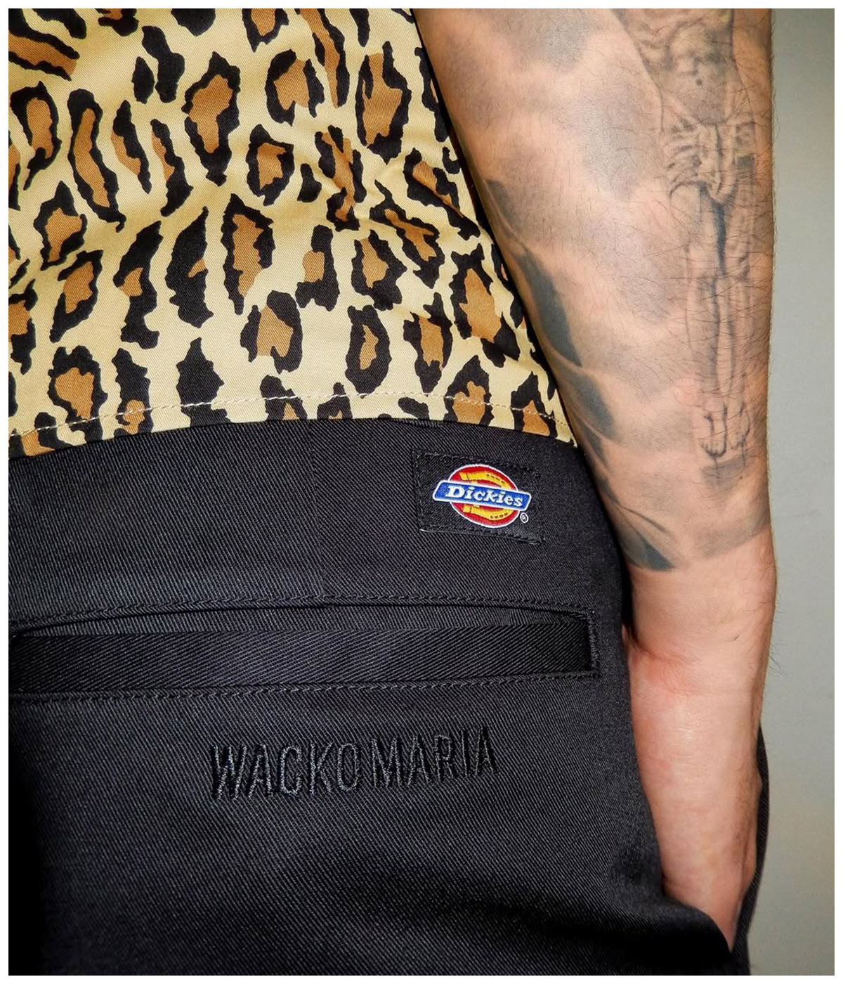 DICKIES / PLEATED SHORT TROUSERS【BLACK】